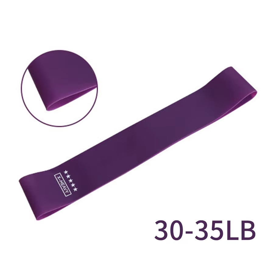 6 Pcs Crossfit Workout Resistance Bands Fitness Elastic Rubber Bands Training Workout Mini Band Gym Home Yoga Strength Equipment